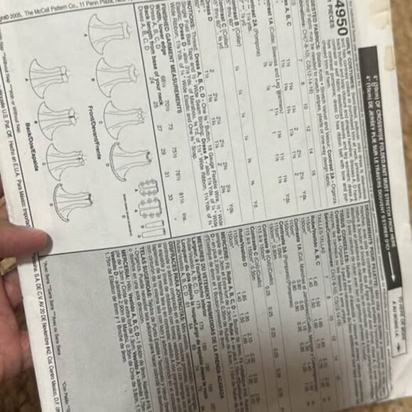 McCall’s Costumes Sewing Pattern (#4950) – Sassy Girl - Picture 2 of 2